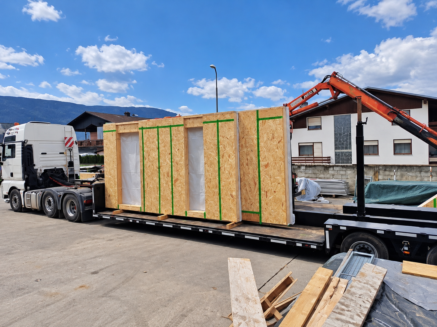 IP MA-LINER – prevoz montažnih in modularnih hiš